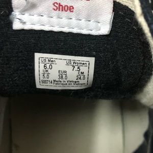 Vans Shoes - black and blue high top vans, worn once Vans Shoes - black and blue high top vans, worn once